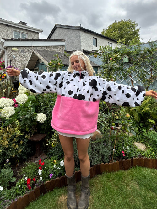 Cow Fleece M/L