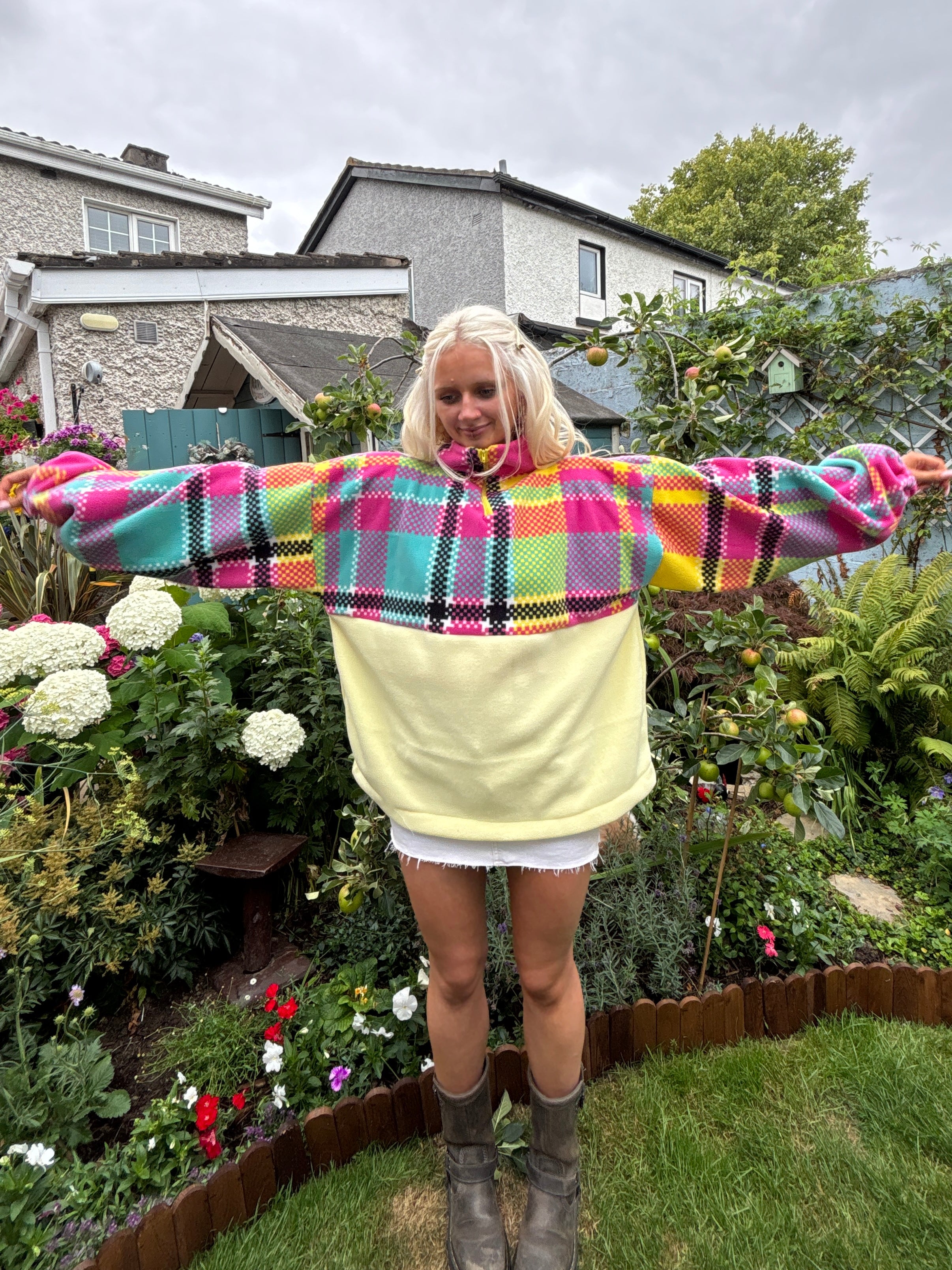 Plaid Fleece M/L