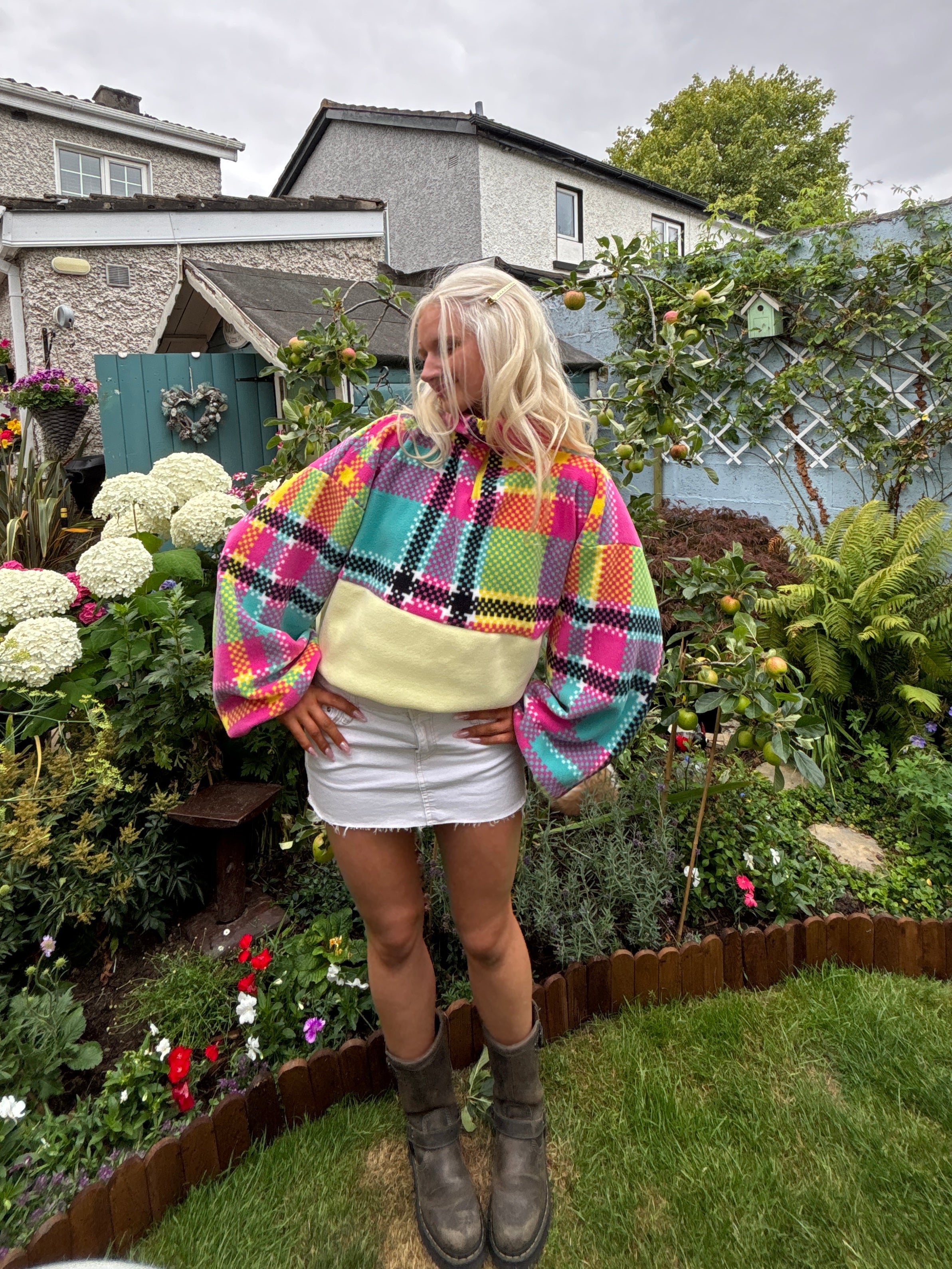 Plaid Fleece M/L