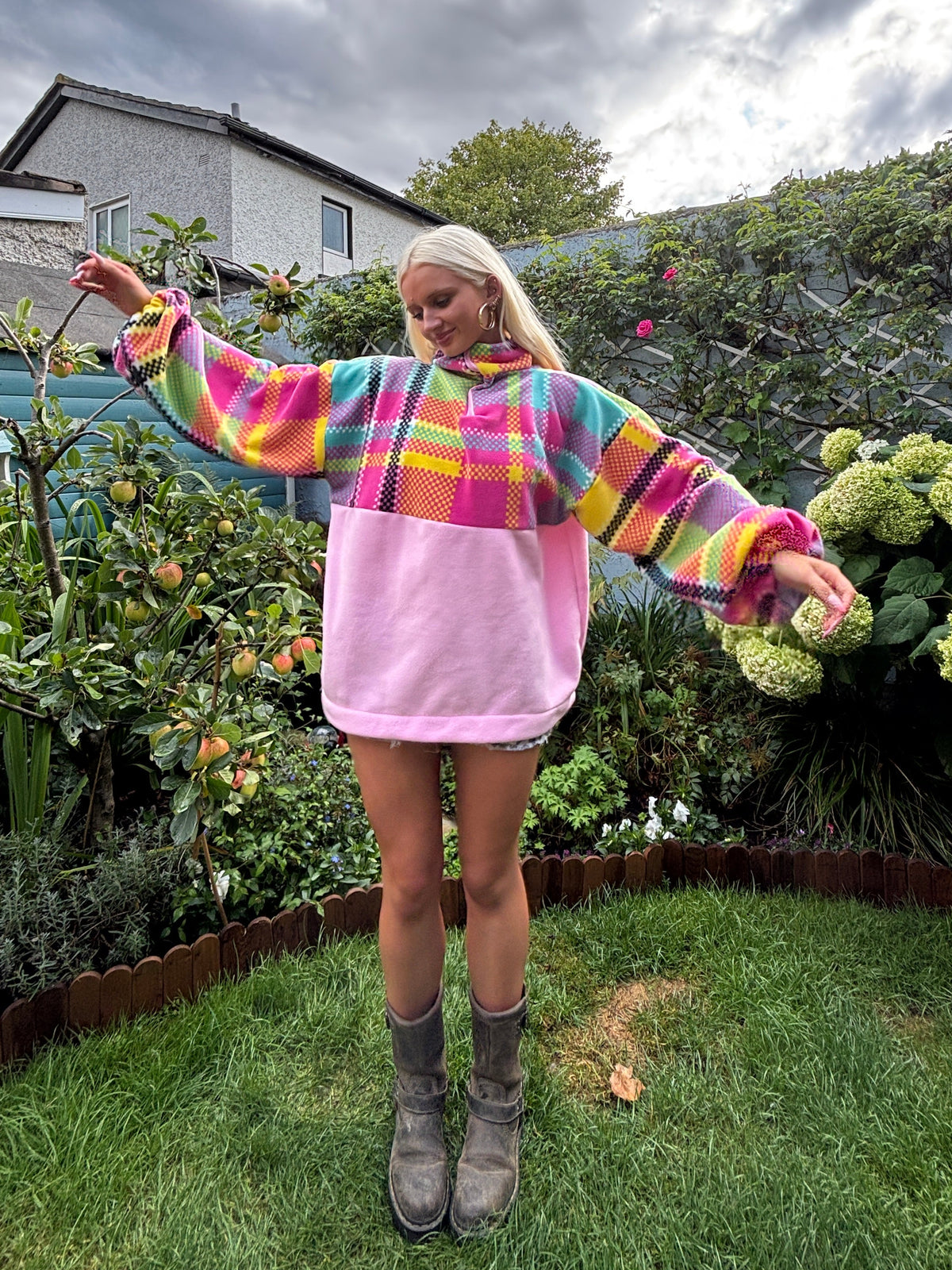 Plaid Fleece M/L