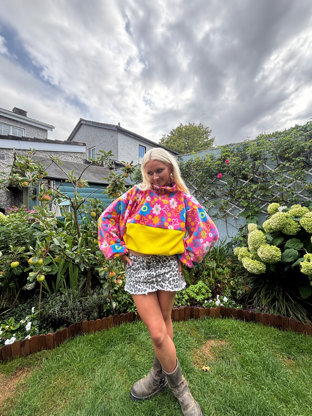 Summer Flower Fleece M/L