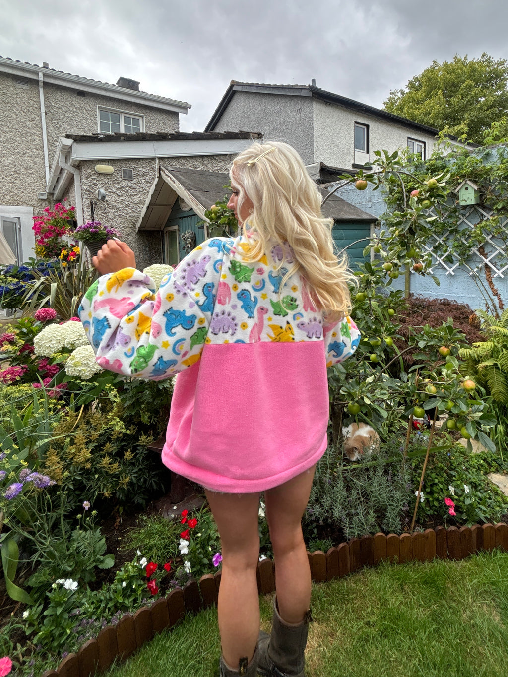 Dinosaur Cartoon Fleece M/L