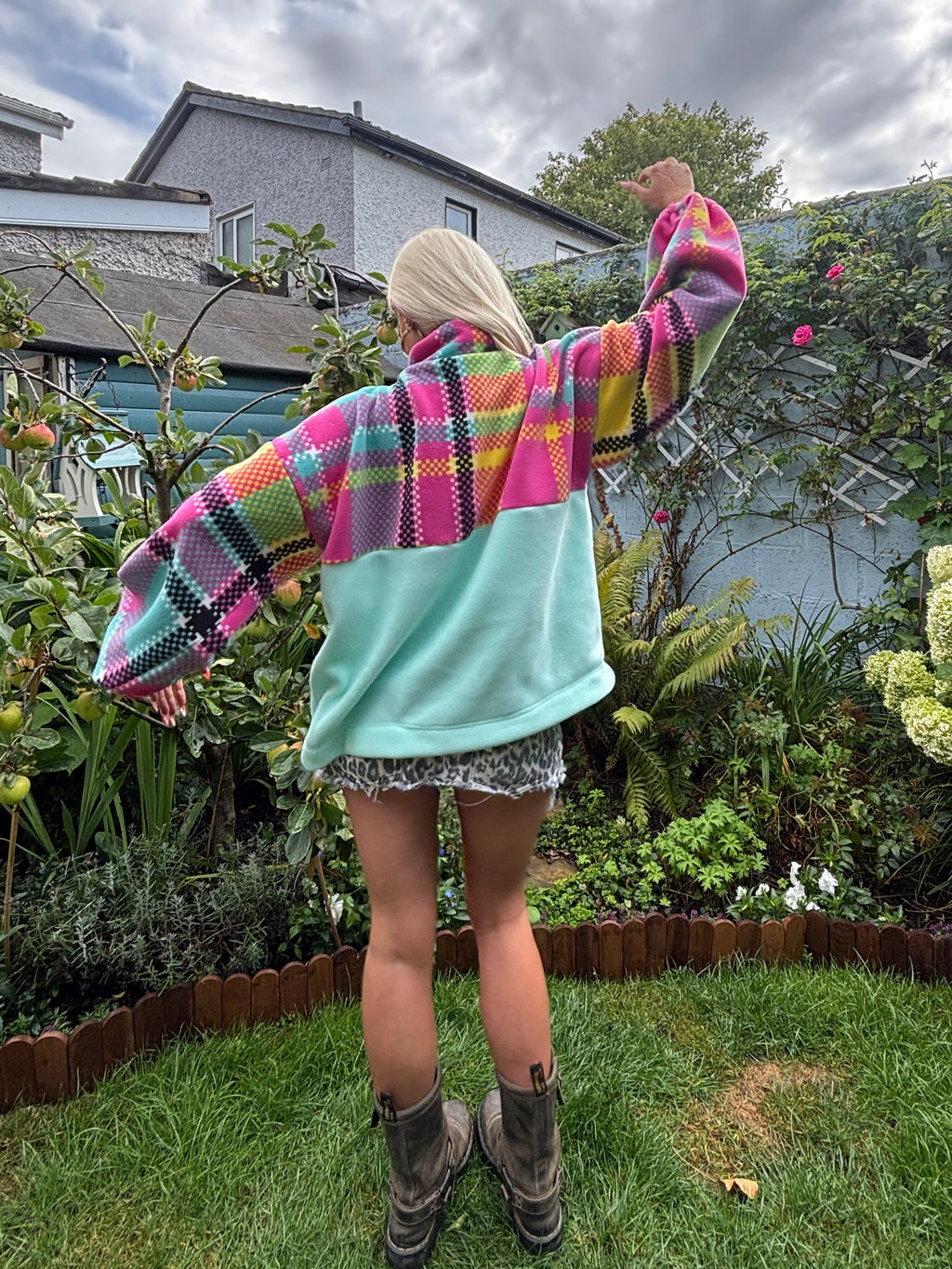Plaid Fleece M/L