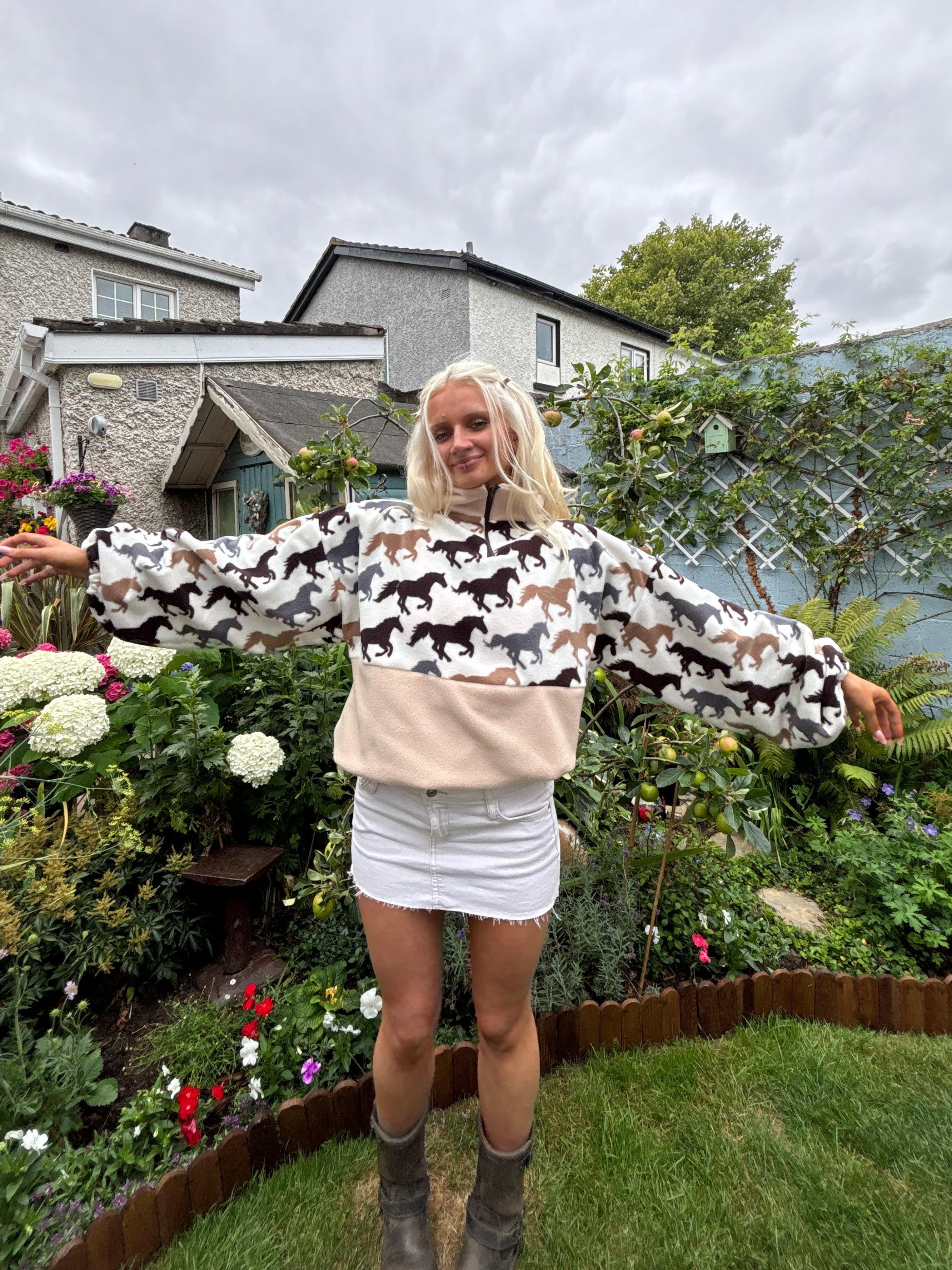 Horse Fleece M/L