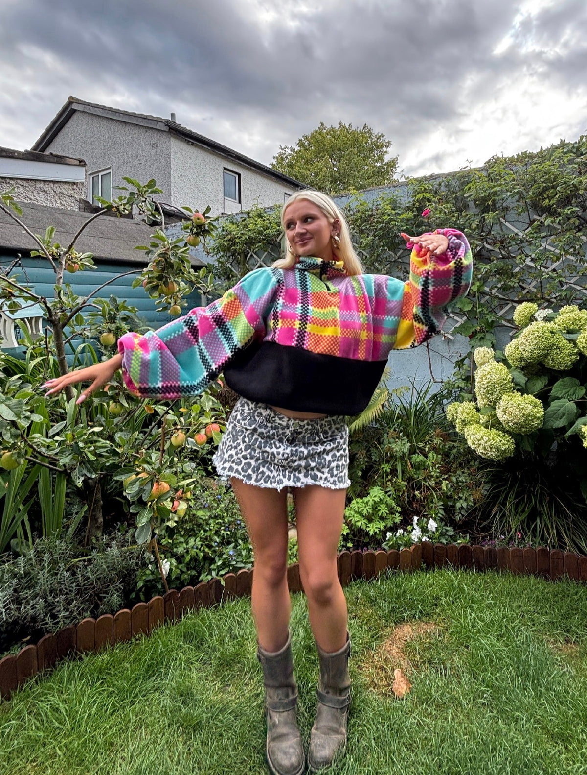 Plaid Fleece M/L