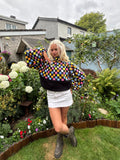 Checkered Fleece M/L