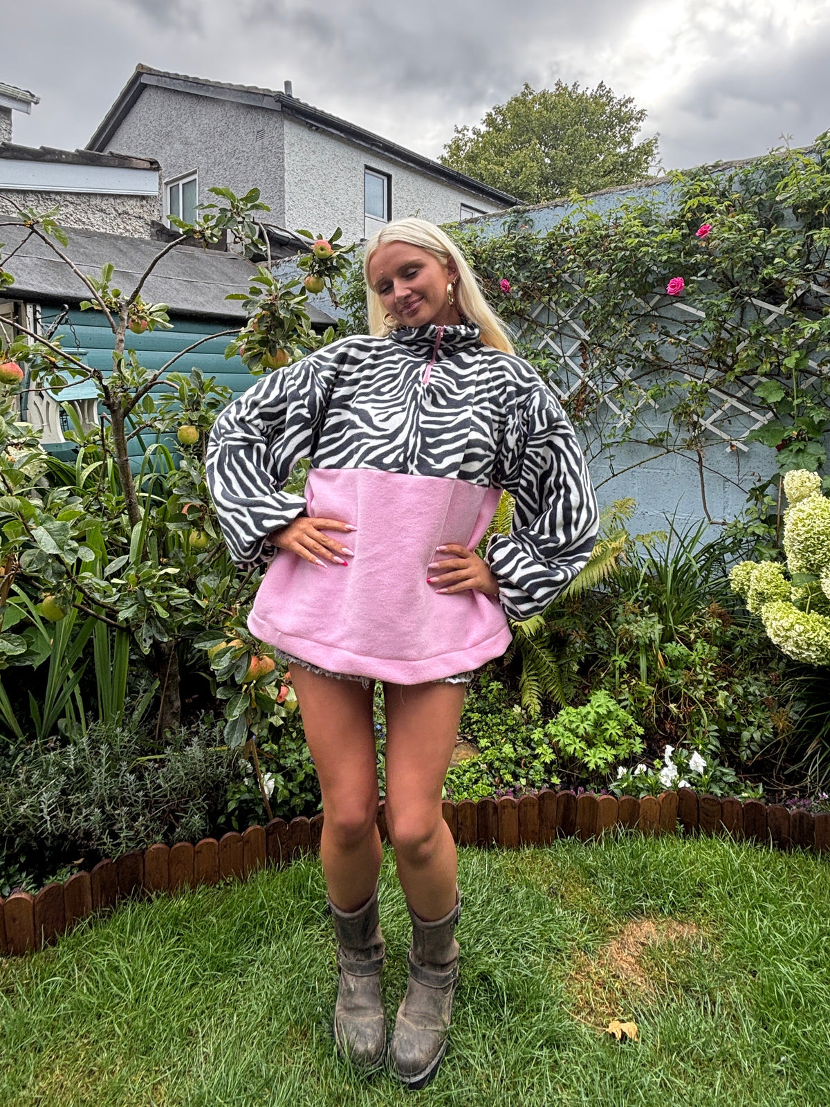 Zebra Fleece M/L