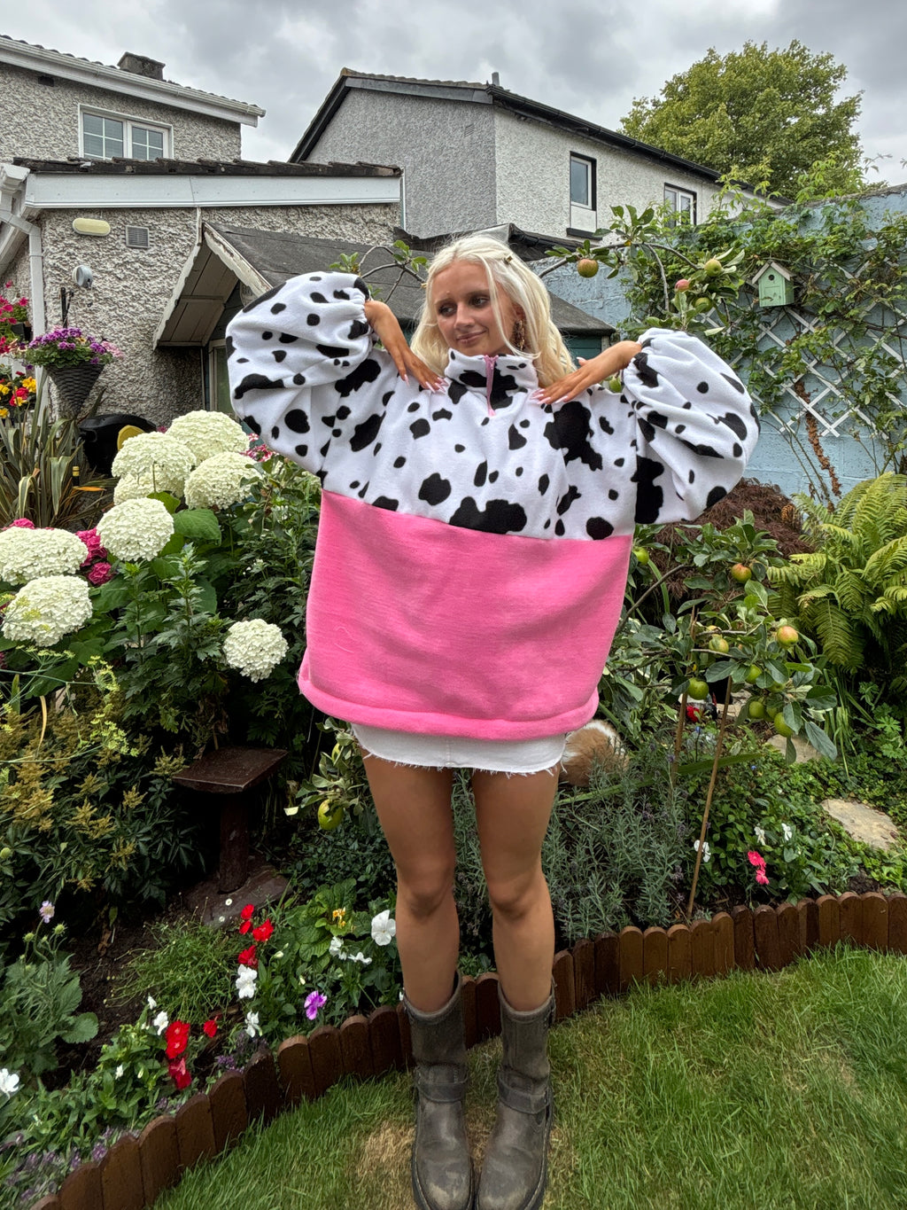 Cow Fleece M/L
