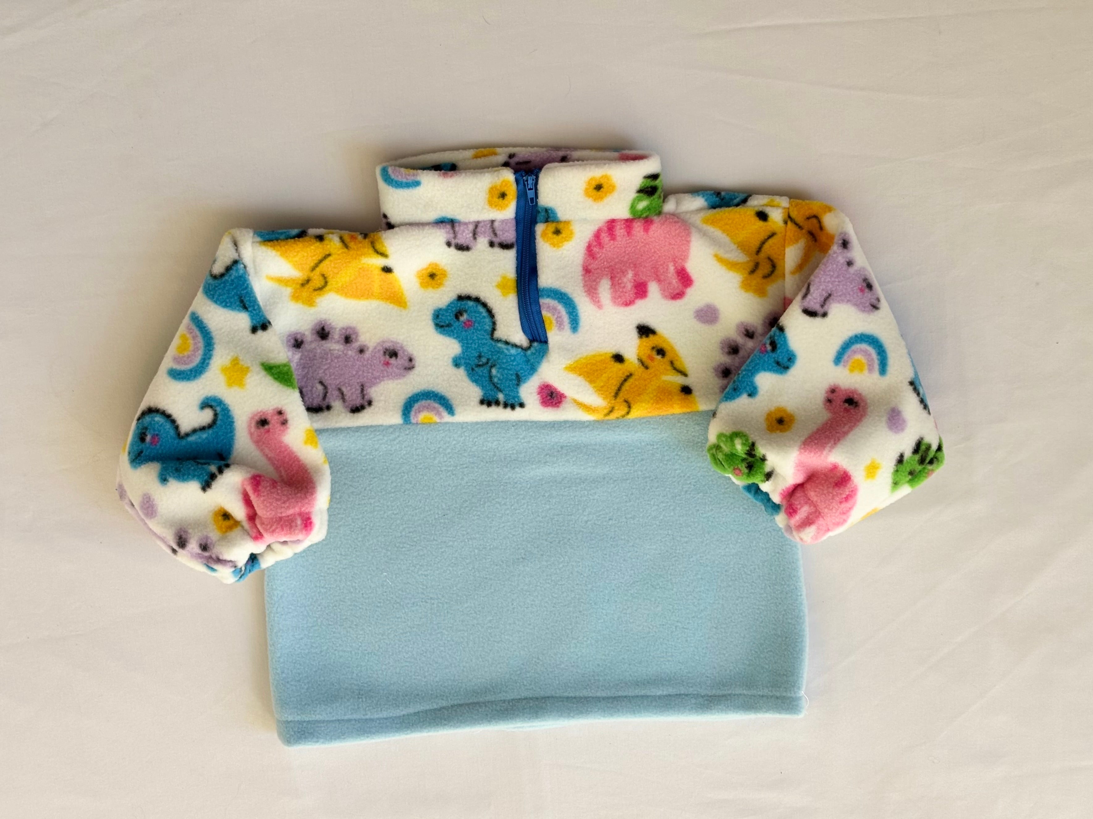Dinosaur Cartoon Baby Fleece