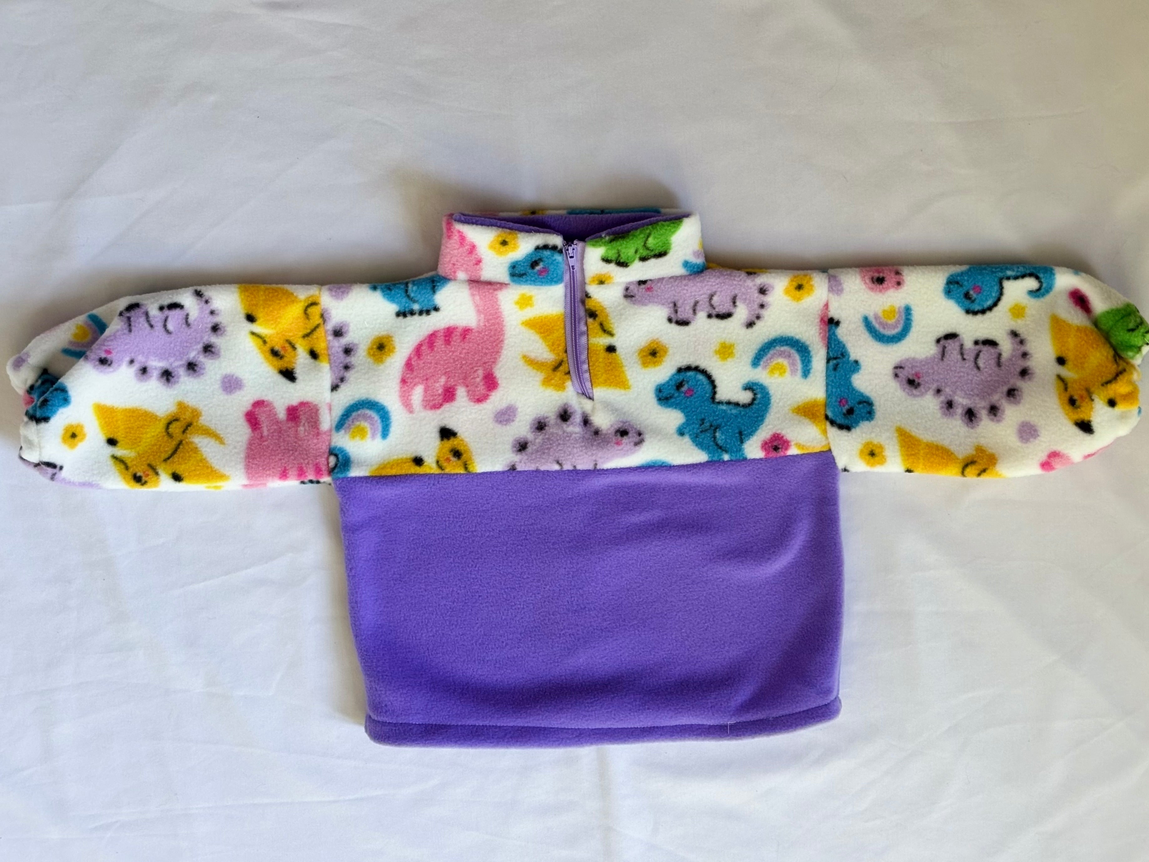 Dinosaur Cartoon Baby Fleece