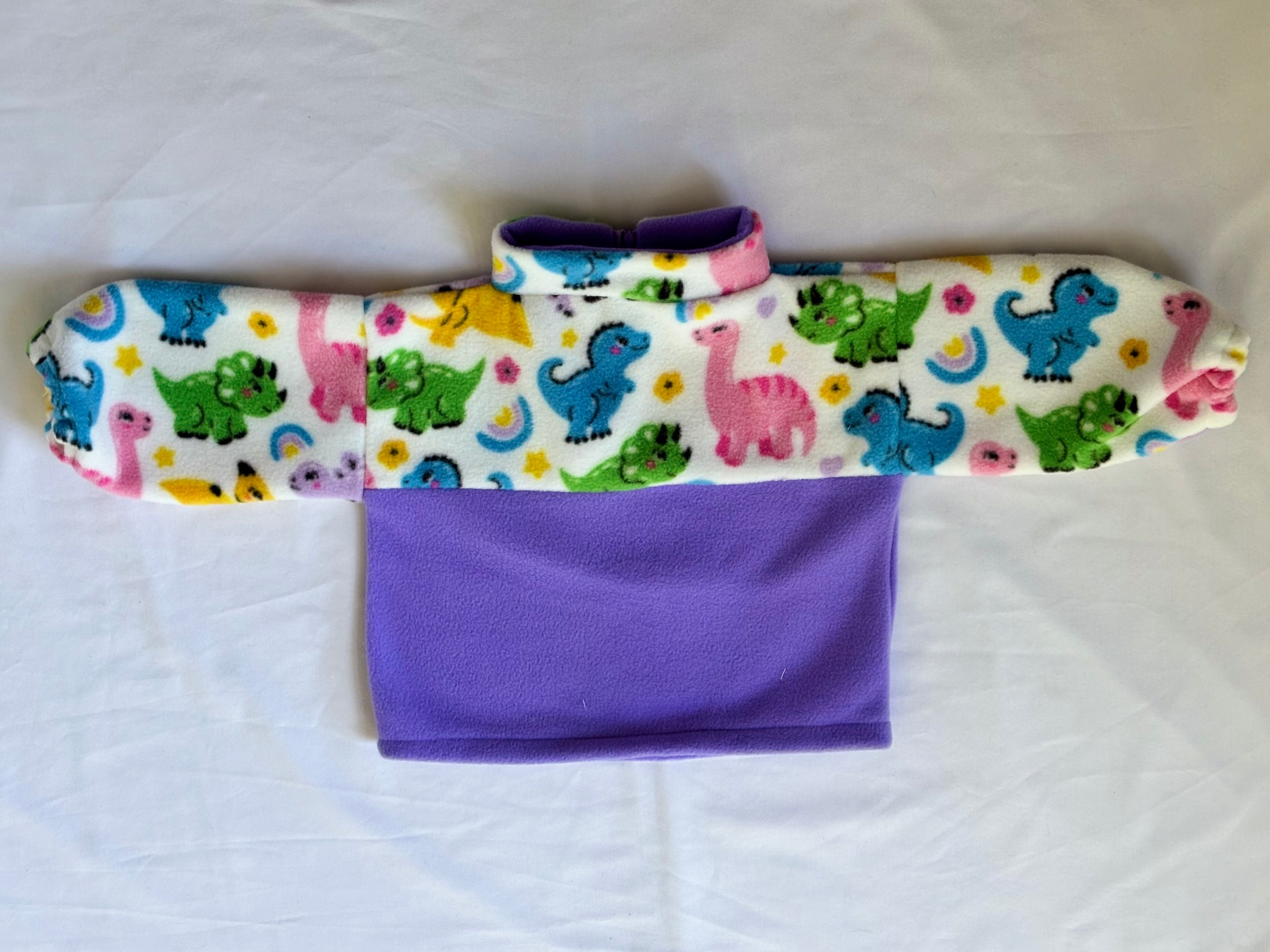 Dinosaur Cartoon Baby Fleece