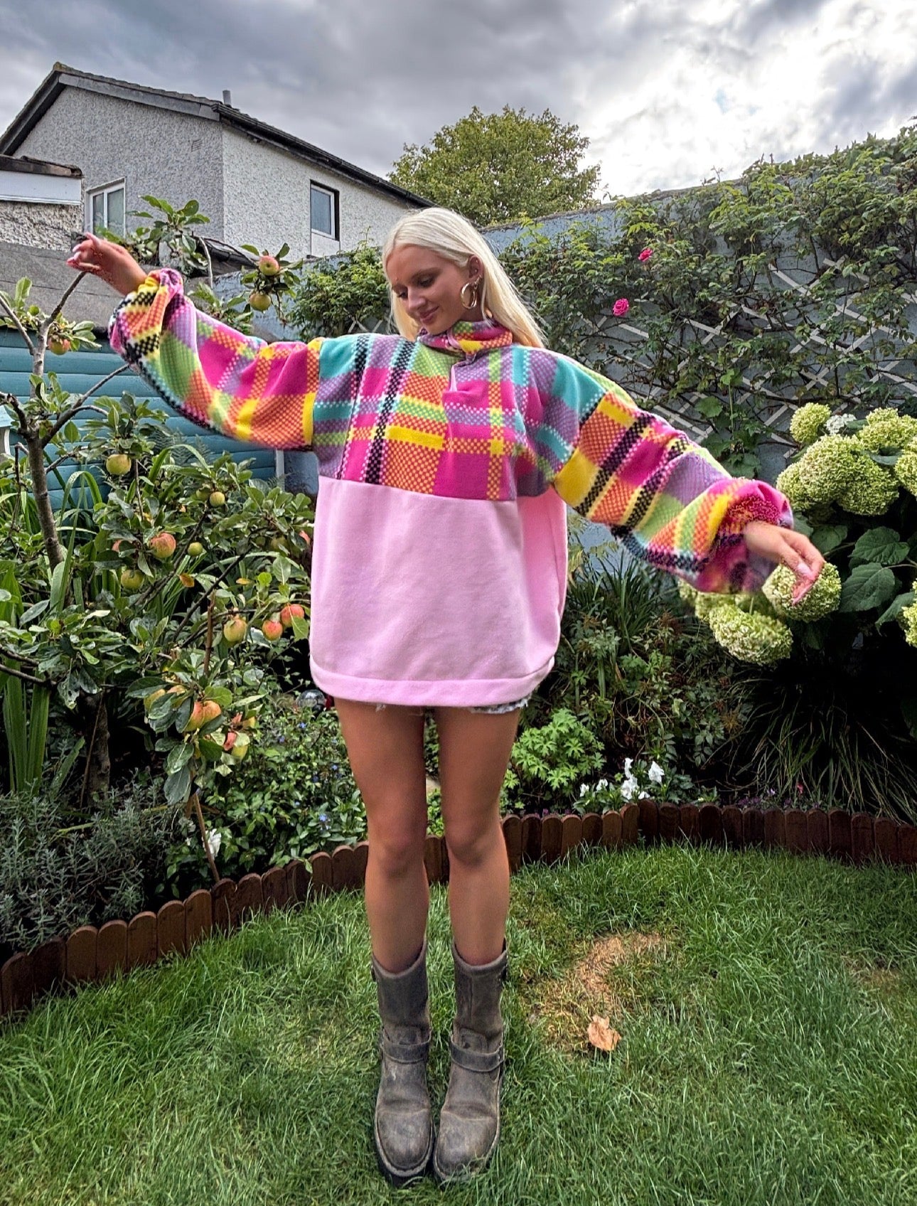 Plaid Fleece M/L